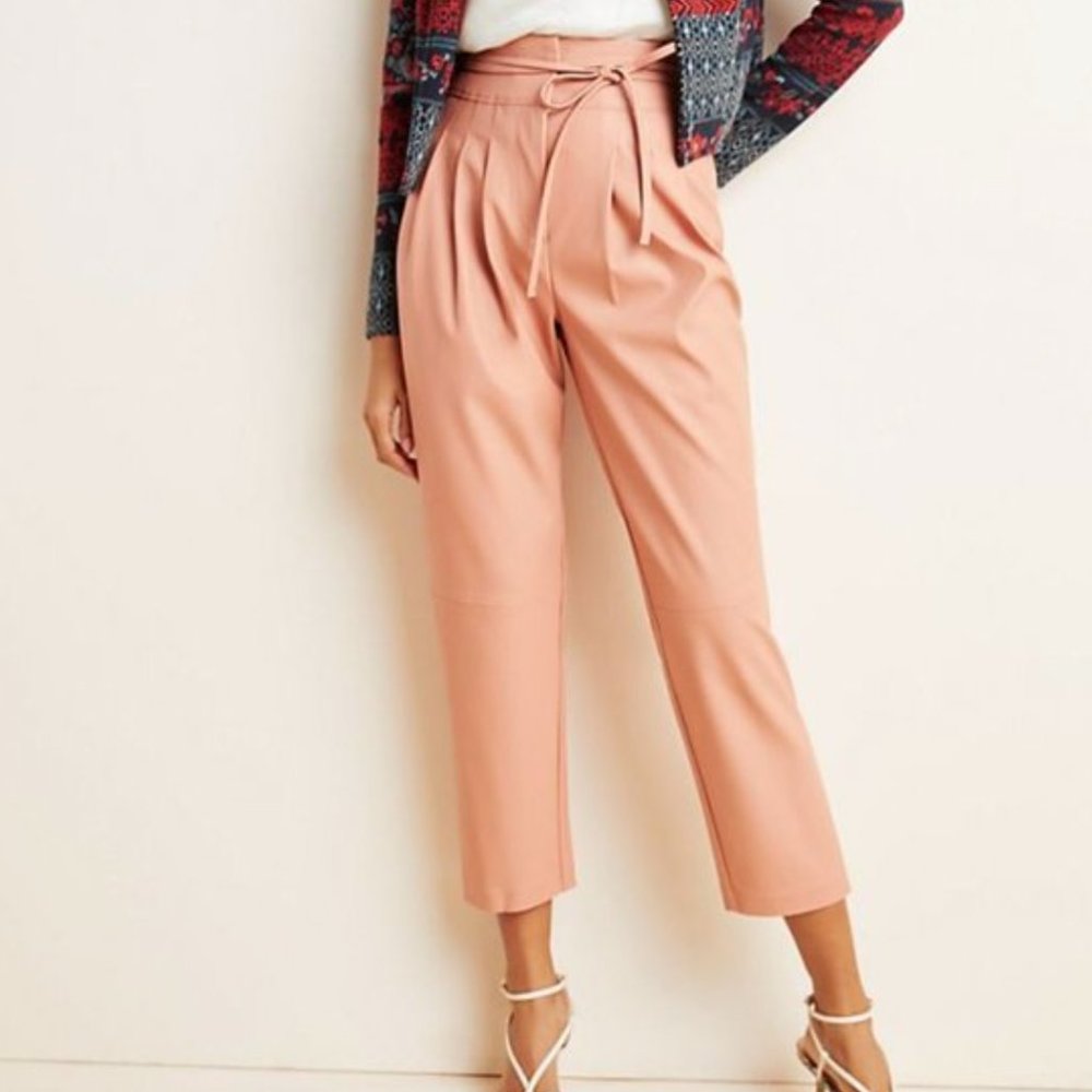 NWT Anthropologie Faux Leather Pants